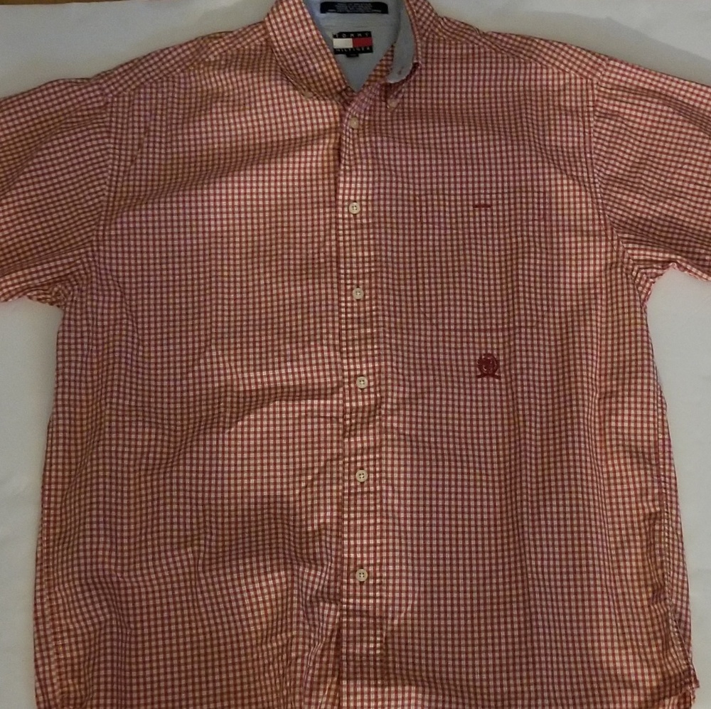 Tommy Hilfiger short sleeve button up shirt